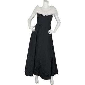 Vintage Jessica McClintock Gunne Sax Maxi Wedding Formal Prom Ball Gown Dress